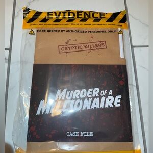 cryptic killers murder of a millionaire mystery game